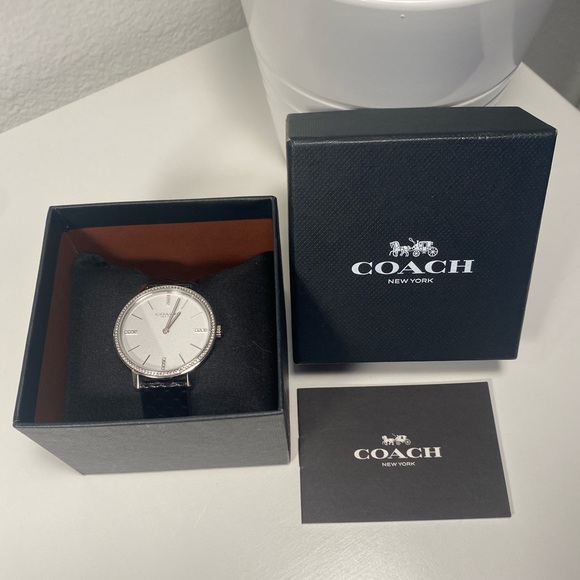 Coach Audrey Crystal Watch 35mm - Picture 1 of 9